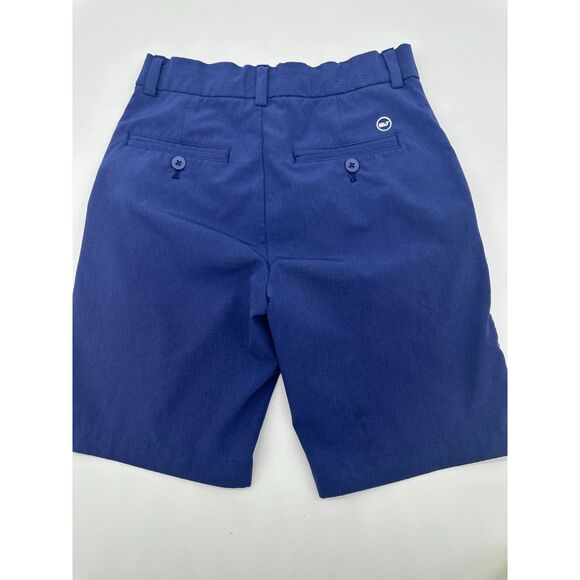 Vineyard Vines Kids Performance Shorts Sz 10 Zip Up & Pockets Blue - Picture 2 of 6